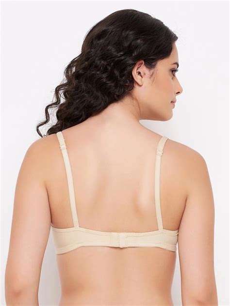 Clovia Nude Solid Cotton Single Everyday Bra JioMart