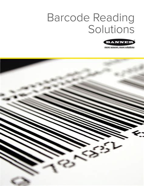 Motion Ai Banner Engineering Barcode Reading Solutions Page 1