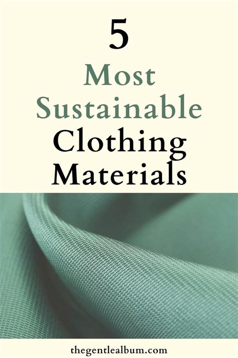 Most Sustainable Clothing Materials Sustainable Clothing Clothing