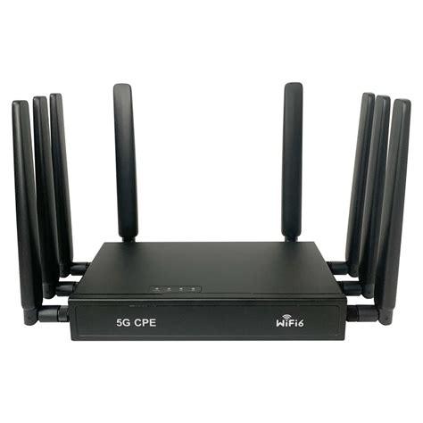 Industrial 1800Mbps WiFi6 5g 4G Broadband Wireless Router With Dual SIM