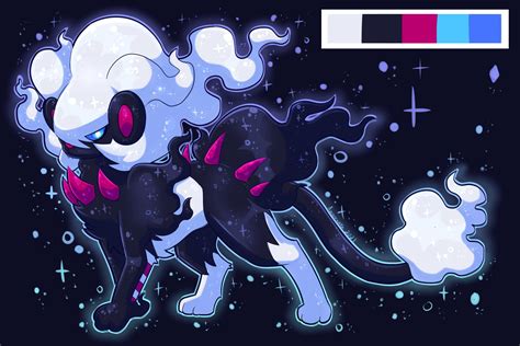 Aurorawolfaart Commissions Open On Twitter A Darkrai Luxray Adopt