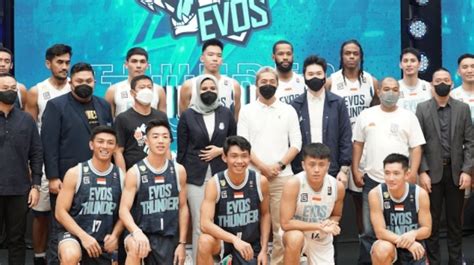 Siap Ramaikan Kompetisi IBL 2022 EVOS Umumkan Tim Basket EVOS Thunder