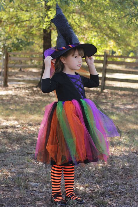 Witch Costume DIY Kids Tulle | Witch costume diy, Diy costumes kids ...