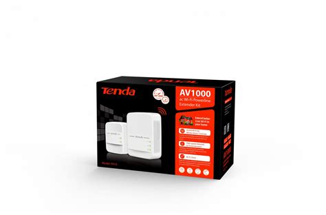 Merlinhardver Tenda Ph Av Ac Wi Fi Powerline Extender Kit Ph