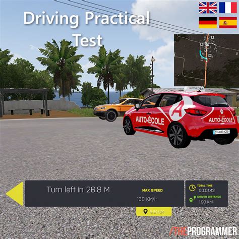 driving practical test  programmer