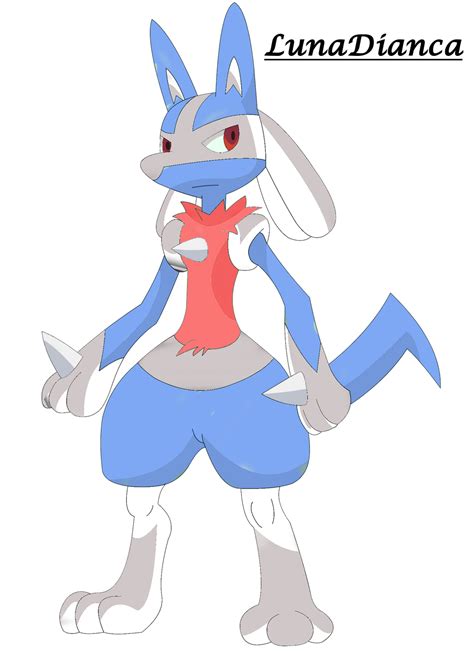 Shiny Lucario My Shiny Version By Lunadianca On Deviantart