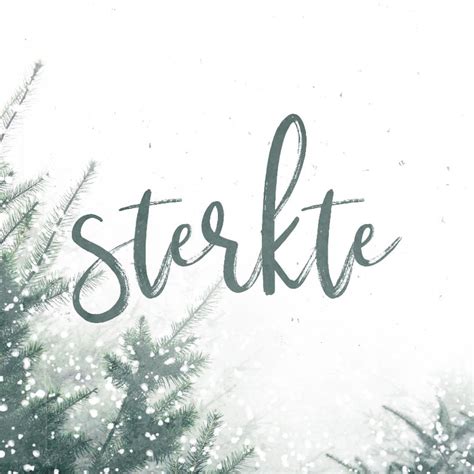 Kerstkaart Sterkte Met Kerstbomen En Sneeuw Kaartje Go