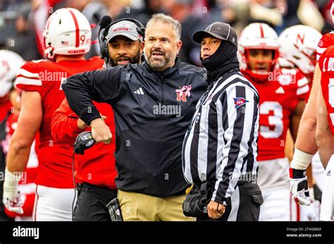 Lincoln Ne U S Th Oct Nebraska Cornhuskers Head Coach Matt