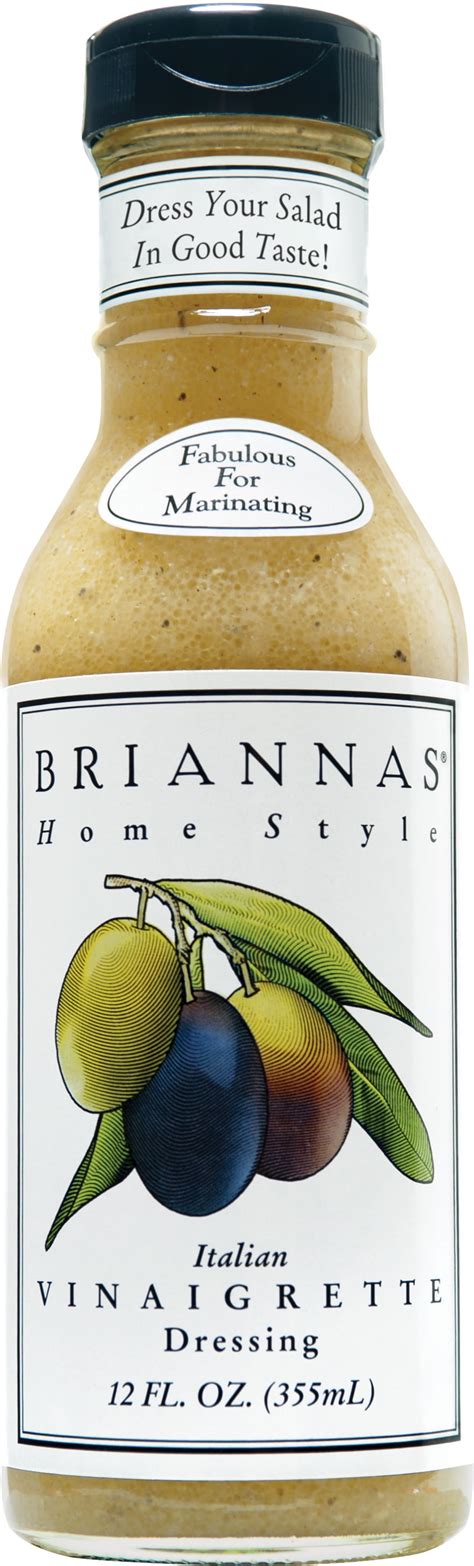 BRIANNAS Italian Vinaigrette Dressing Home Style 12 Fl Oz Regular