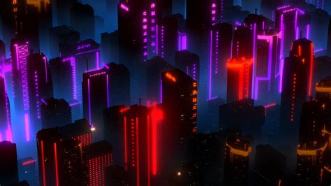 Neon Landscape Wallpapers 4k Hd Neon Landscape Backgrounds On Wallpaperbat