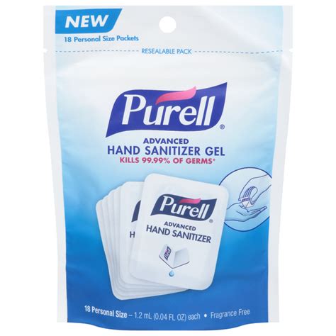 Save On Purell Advanced Hand Sanitizer Gel Personal Size Packets Order