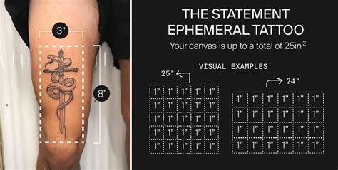 Tattoo Sizes Chart Pe