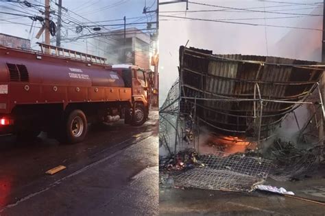 Reportan Incendio En La Merced Puestos Semifijos Y Locales Son