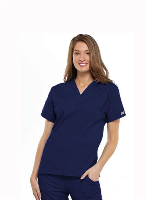 Lady Fit Scrub Set Navy Healthcare Tops Nurses And Healthcare