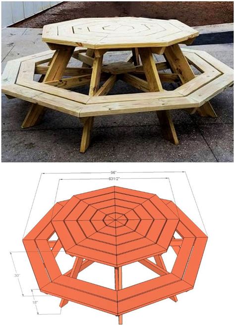 50 Free Picnic Table Plans To Build Cheaply 100 Free