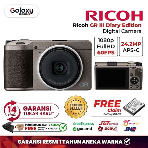 Jual Ricoh Gr Iii Diary Edition Gr Griii Kamera Digital Garansi Resmi