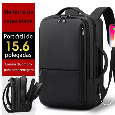 Novo Estilo De Neg Cios Mochila Grande Capacidade Prova D Gua