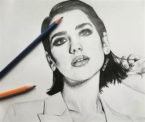 My Drawing Of Dua Lipa Rfanart