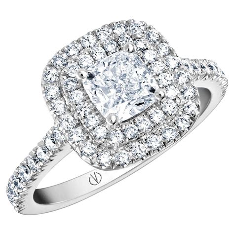 Customizable Art Deco Style K White Gold Ct Diamond Ring With