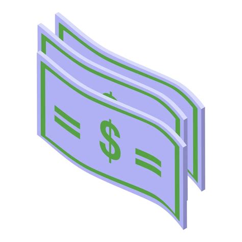 Premium Vector American Dollar Icon Isometric Vector Money Cash