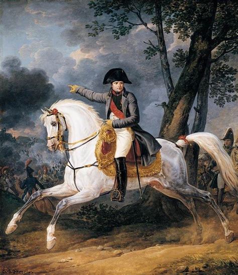 Equestrian Portrait Of Of Emperor Napoleon I Painting Carle Vernet