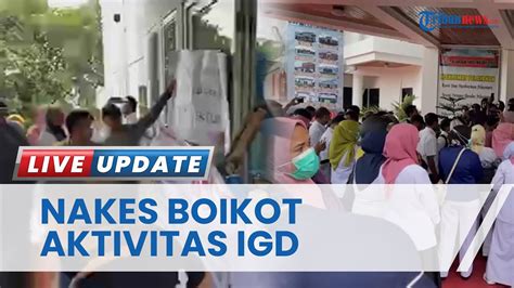 Imbas TPP Tak Kunjung Dibayarkan Puluhan Nakes RSUD Chasan Boesoirie