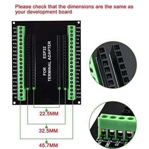 Pieces Esp Expansion Board Into For Pin Narrow Version Esp