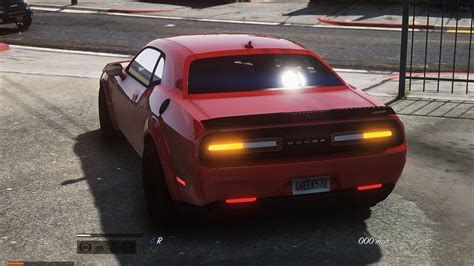 Dodge Challenger Srt Demon Add On Fivem Gta Mods