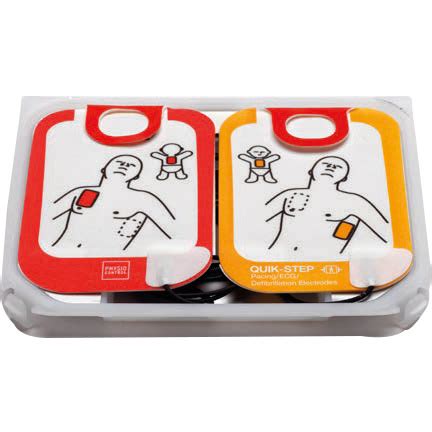 Electrodes adultes et enfants LIFEPACK CR2 CR2010 Défibrillateur France