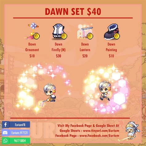 Maplesea Aquila Cash Item Dawn Set Video Gaming Gaming Accessories