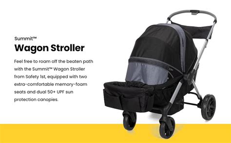 Safety 1st Summit Wagon Stroller Fits 2 Kids Includes