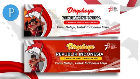 Cara Membuat Design Banner Hut Ri 17 Agustus 2023 Di Android Pixellab