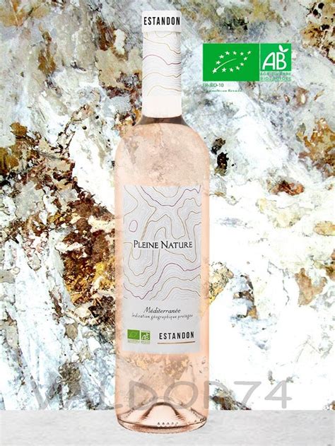 PLEINE NATURE BIO ROSE IGP MEDITERRANNEE 2022 75cl 12 5 à 7 VINS