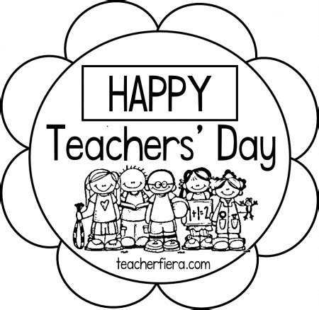 Happy Teacher S Day Coloring Page Coloring Home