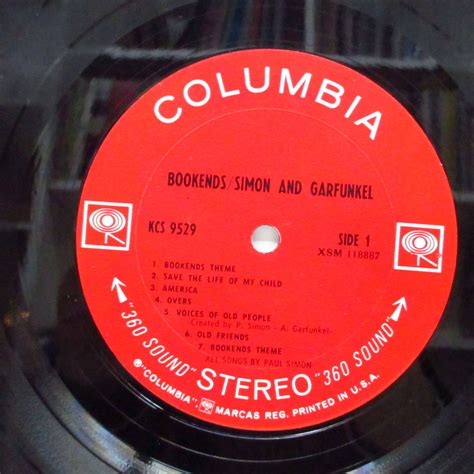 SIMON GARFUNKEL Bookends US Orig Stereo LP Poster Sticker S 売買された