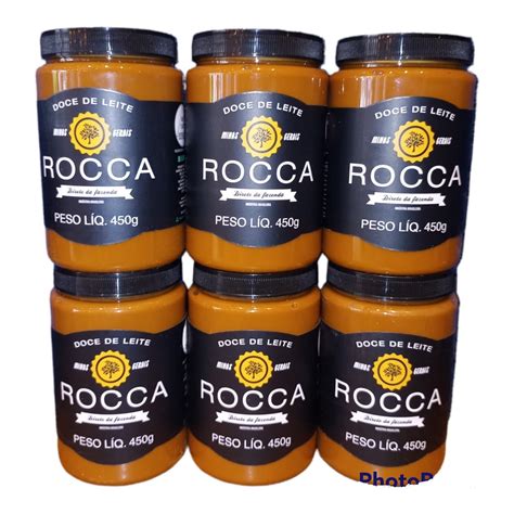 Kit Atacado Doce De Leite Rocca 450g Tradicional 6 Unidades Shopee