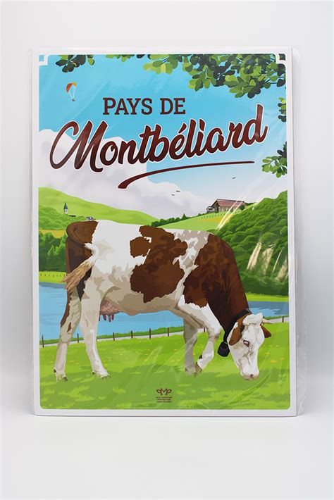 Affiche Vintage Pays De Montb Liard Boutique De L Office De