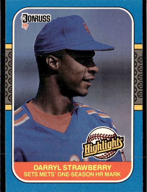 Donruss Highlights Darryl Strawberry Ebay