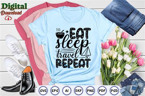 Eat Sleep Travel Repeat Graphic By Artunique24 · Creative Fabrica