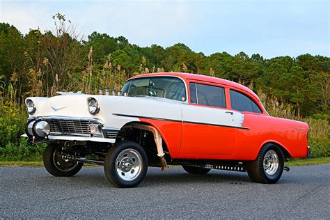 This 1956 Chevy Gasser Packs An Injected Small Block Punch Automoto Tale