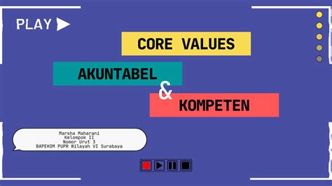 Core Value BerAKHLAK Akuntabilitas Kompeten Latsar CPNS