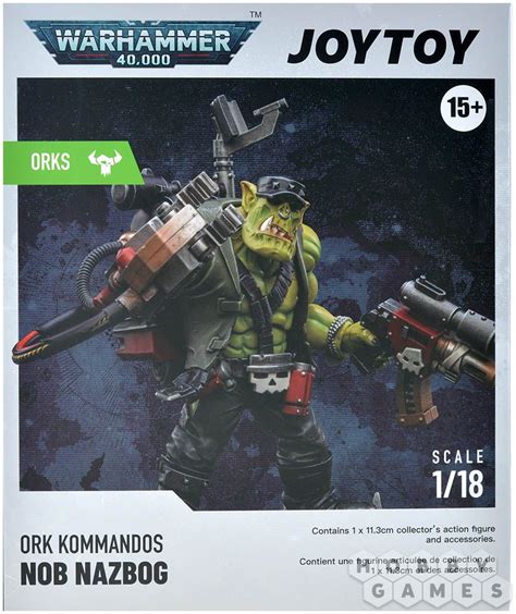 Фигурка JoyToy Warhammer 40 000 Ork Kommandos Nob Nazbog Купить