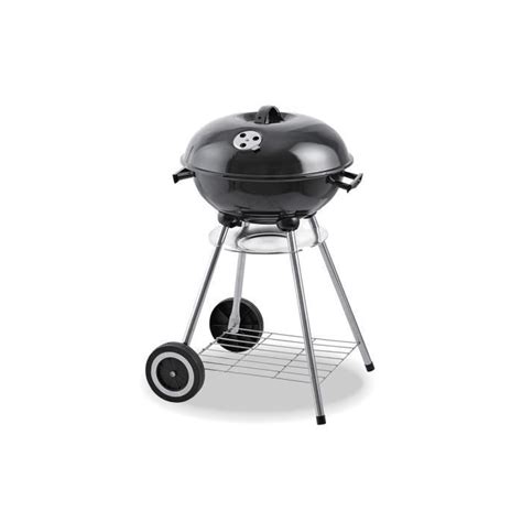 Barbecue à charbon Ø 41 cm EDM 2 roues et 2 pieds Couvercle