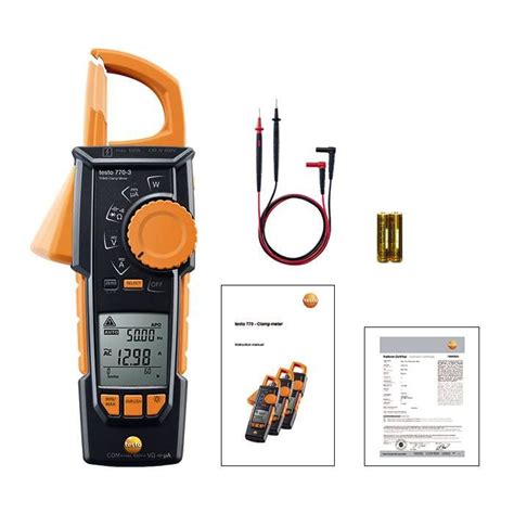 Testo Hook Clamp Meter Resistance Electrical Parameters