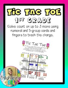 St Grade Math Tic Tac Toe Solve Count On Up To More By