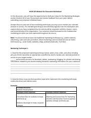 Hcm Module Six Discussion Worksheet Pdf Hcm Module Six