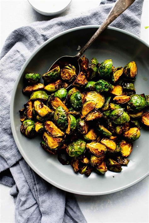 Crispy Air Fryer Brussel Sprouts With Balsamic Platings Pairings