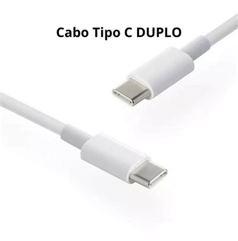 Cabo Tipo C Usb C Nas Duas Pontas Recarga R Pida Dados Turbo Mercadolivre