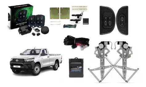 Kit Vidro Eletrico Toyota Hilux 2p Alarme Positron Travas Frete grátis