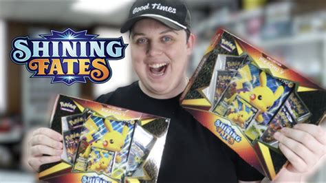 SO MANY SHINY CARDS SHINING FATES UNBOXING POKEMON YouTube